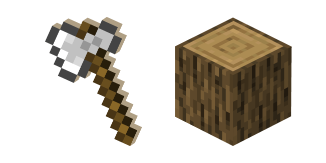 Minecraft Iron Axe Png