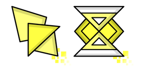 Geometry Dash Cube 147 and Wave 5 Cursor