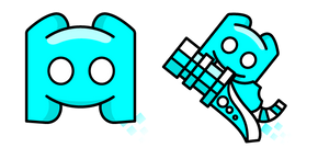 Geometry Dash Cube 150 and Ship 45 Cursor