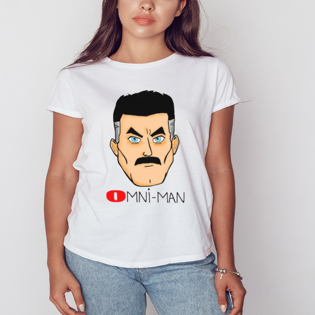 Omni Man Face Meme Invincible Cartoon shirt