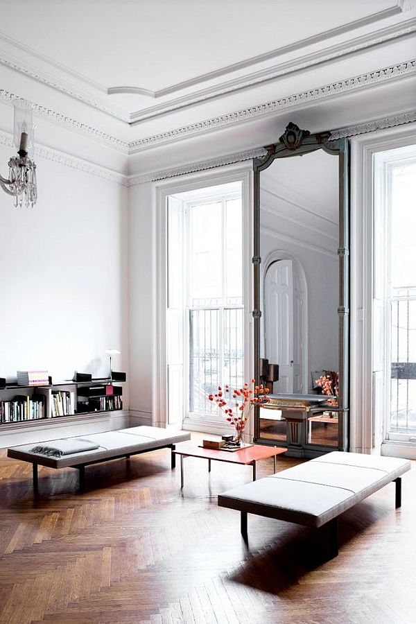 huge floor to ceiling mirror