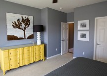 Bedroom-in-granite-gray-along-with-a-delightful-yellow-dresser-217x155