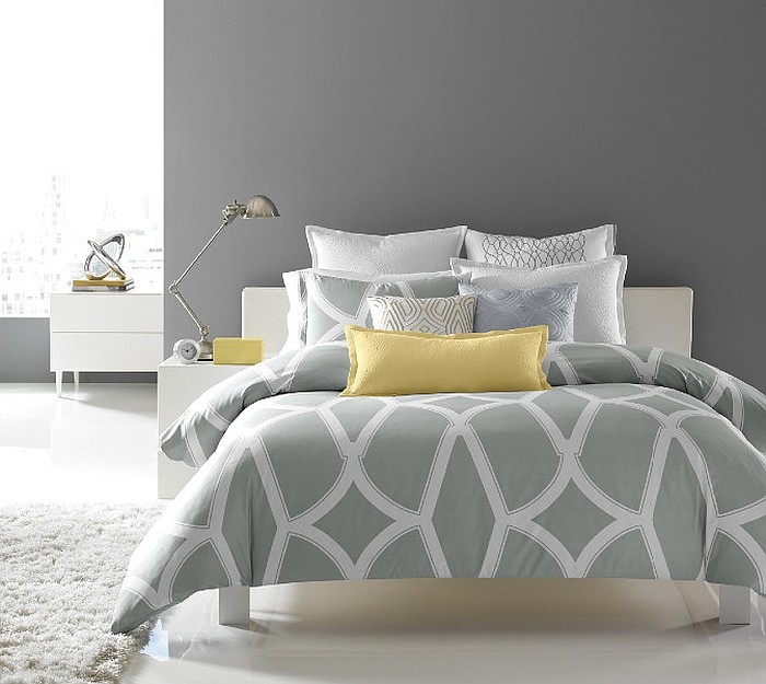 Give your bedroom a relaxing ambiance with gray [Design: Hotel Collection]