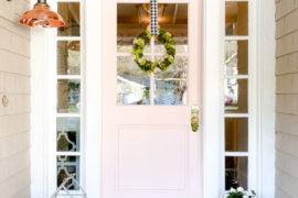 Here's How To Give Your Front Door a Cheery Spring Makeover