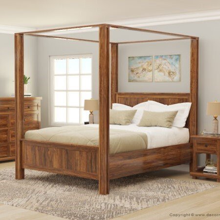 Avril Wooden Bedroom Double Bed