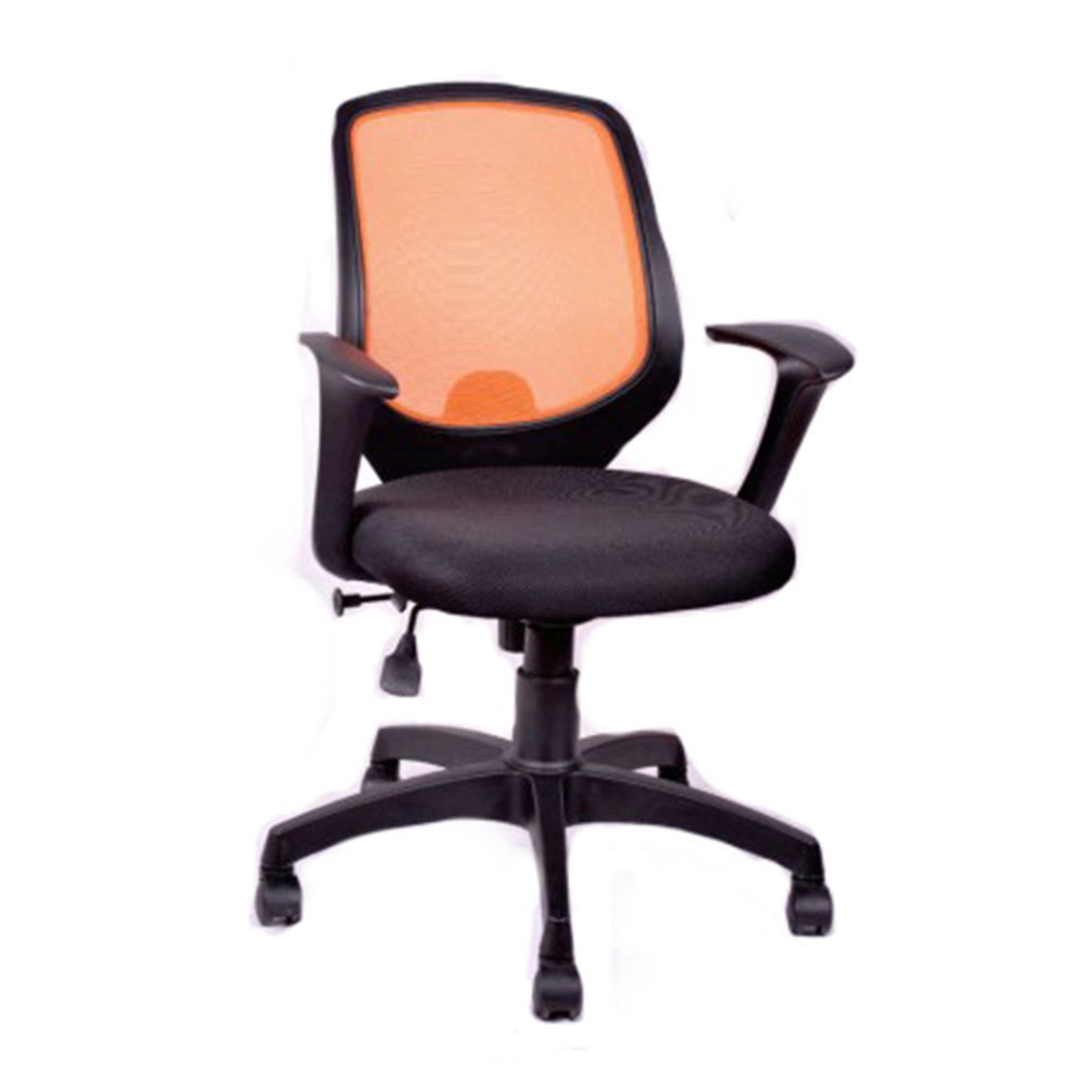 806 Silver Medium Back Workstation chair