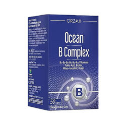 Orzax - Orzax Ocean B Complex Takviye Edici Gıda 50 Kapsül