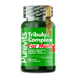 Purevits - Purevits Tribulus Formen Coplex 60 Vegan Kapsül