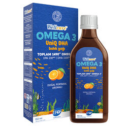 Wellcare - Wellcare Omega 3 Portakal Aromalı Balık Yağı 150 ml