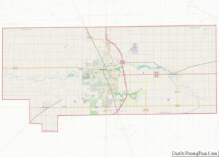 Map of Howard County, Indiana