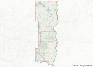 Map of Washington County, Minnesota