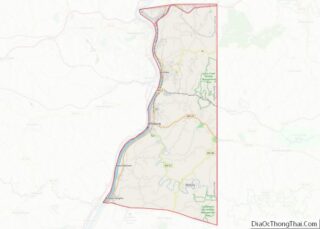 Map of Brooke County, West Virginia