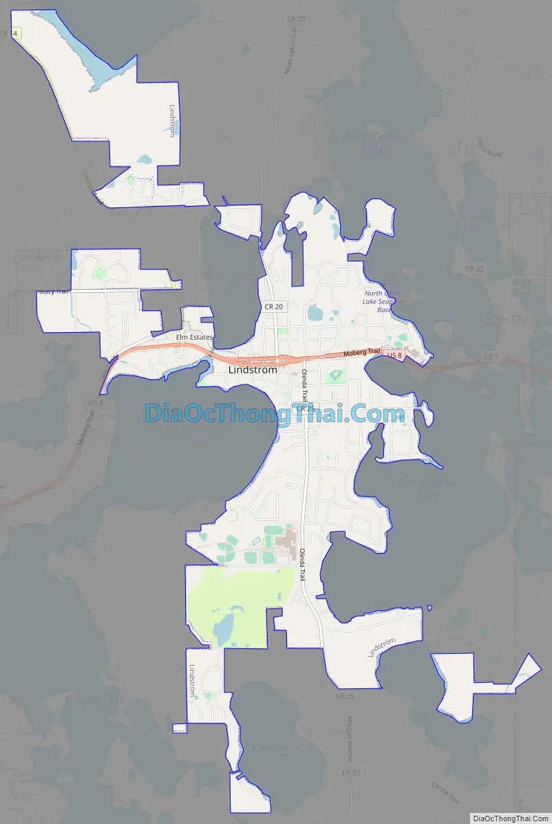 Map of Lindstrom city - Thong Thai Real