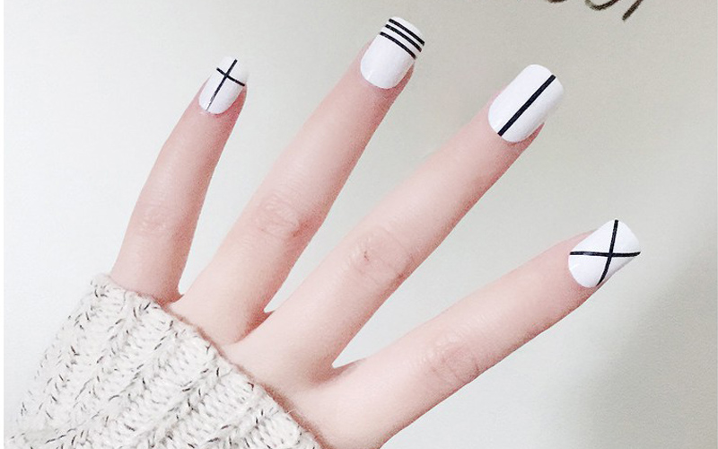 7Mẫu nail đơn giản dễ thương với nhiều hình vẽ thú vị làm bạn gái say mê   Nail swag Làm được rồi Móng tay tự làm