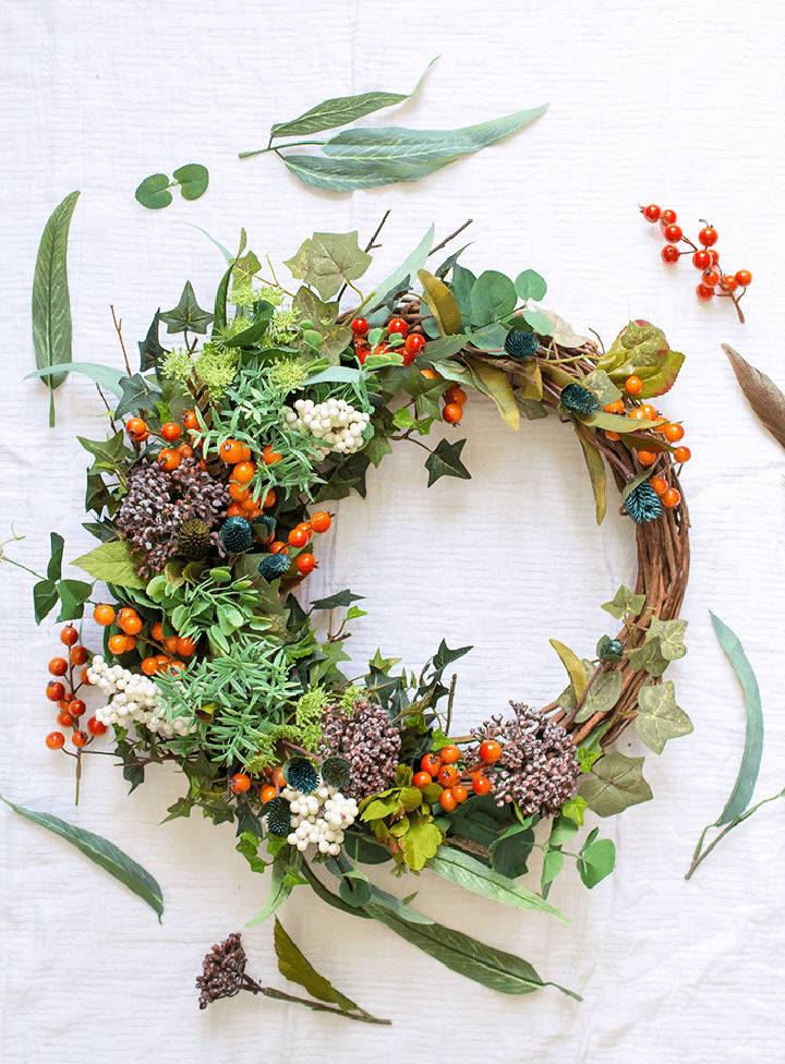 DIY Foraged Fall Wreath