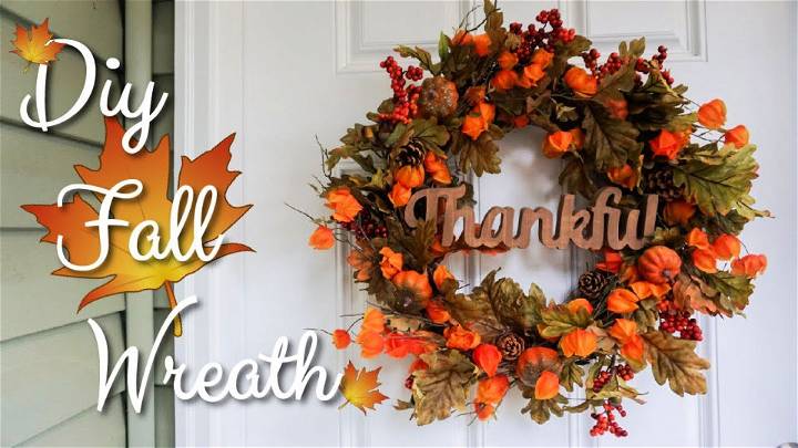 Simple DIY Fall Wreath