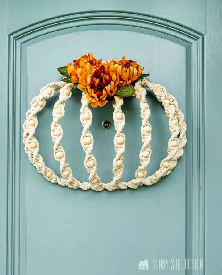 Make a Fall Macrame Wreath