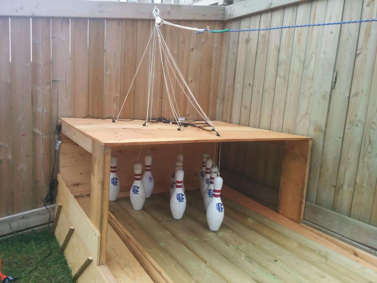 How to Build Your Own Backyard Bowling Alley