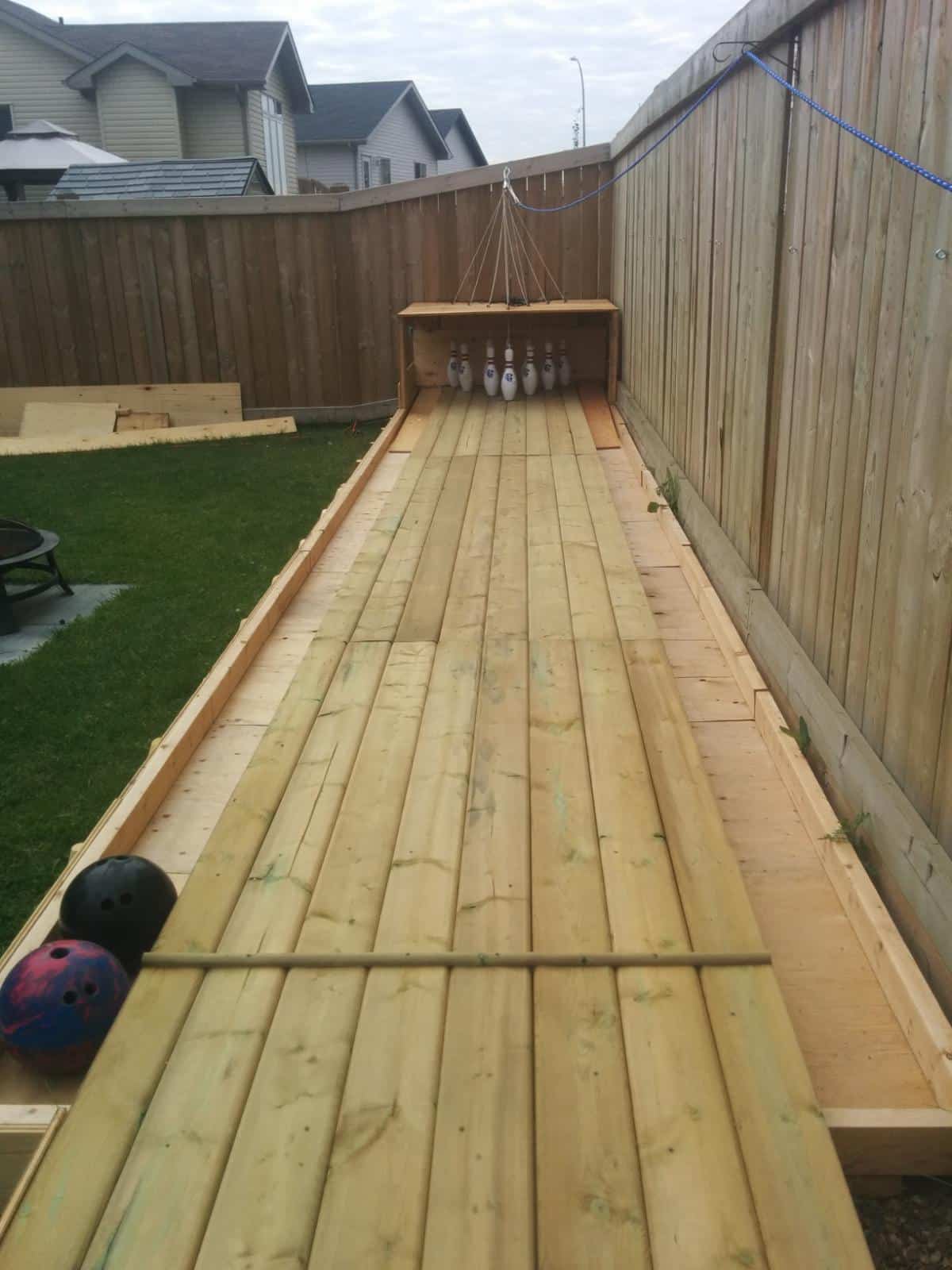 How to Build Your Own Backyard Bowling Alley