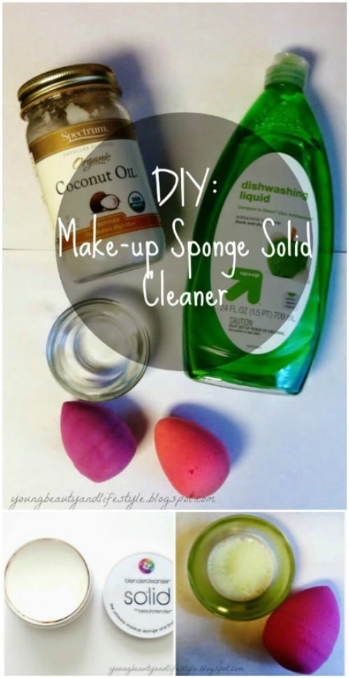 DIY Makeup Sponge Cleaner