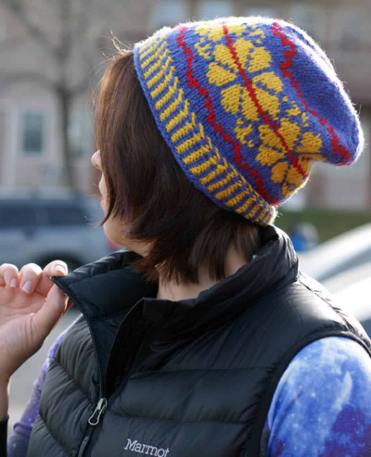 Slouchy Saami Hat