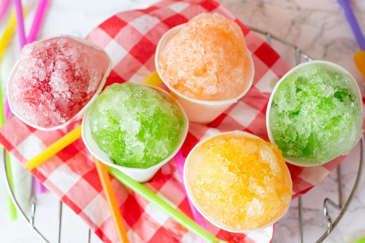 Homemade snow cones 3