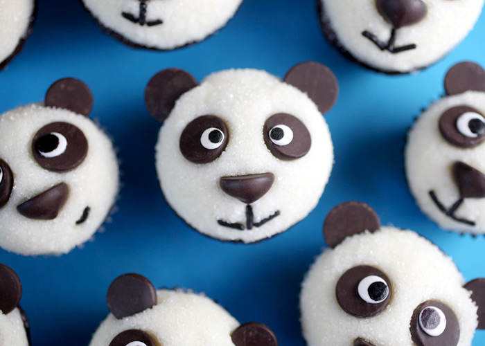 Panda cupcakes