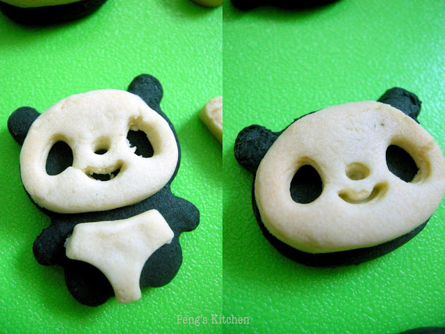 Panda cookies