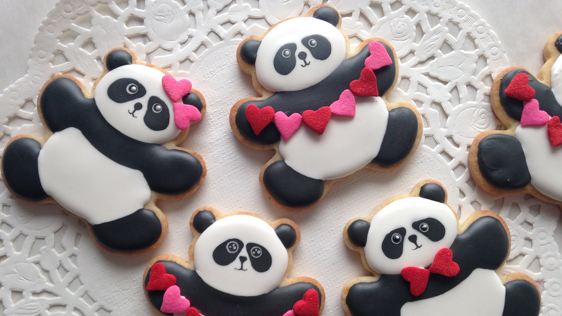 Panda cookies