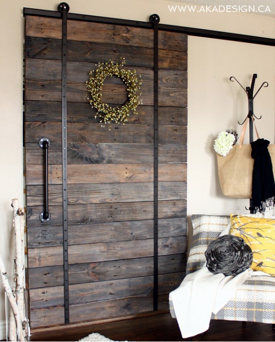 Diy barn door and tracker