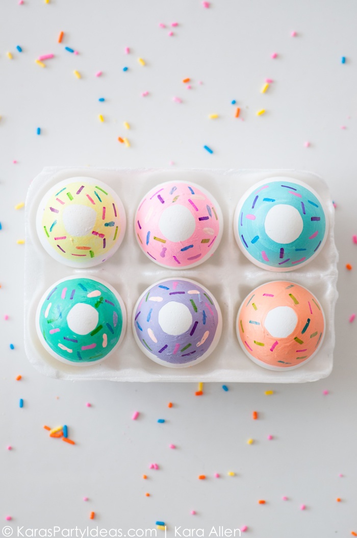 Diy donut easter eggs