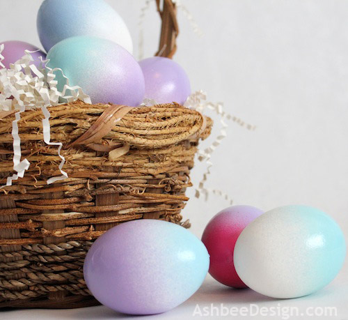 Diy ombre easter eggs