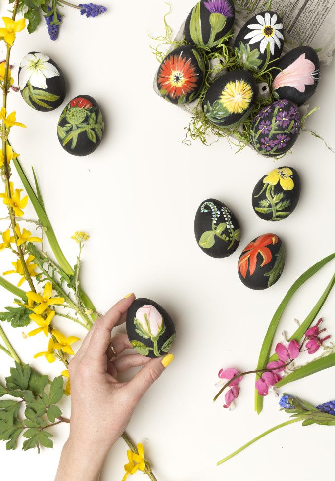 Botanical easter eggs