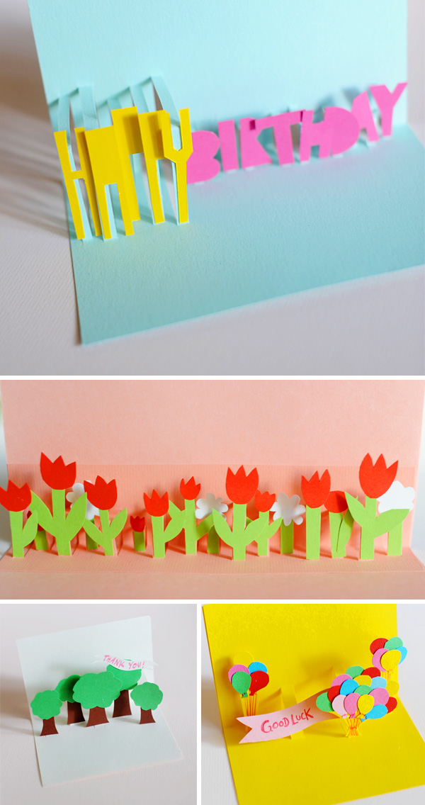 Diy pop up tulip cards