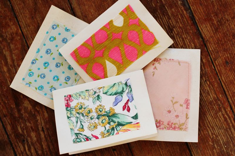 Diy fabric swatch cards