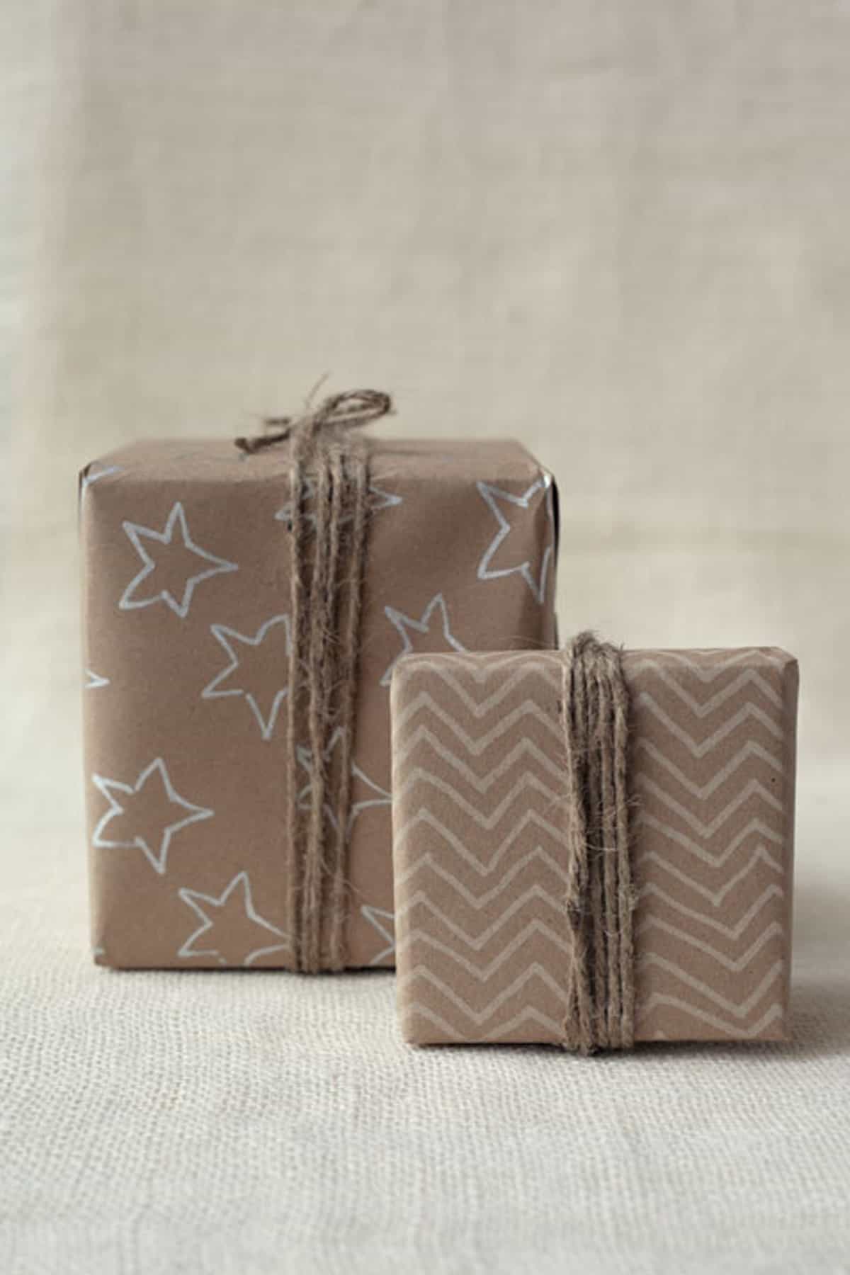 Kraft paper gift wrap