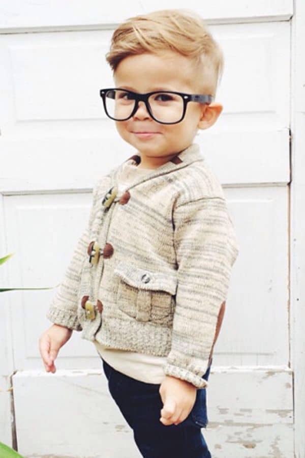 Hipster haircut for little boys