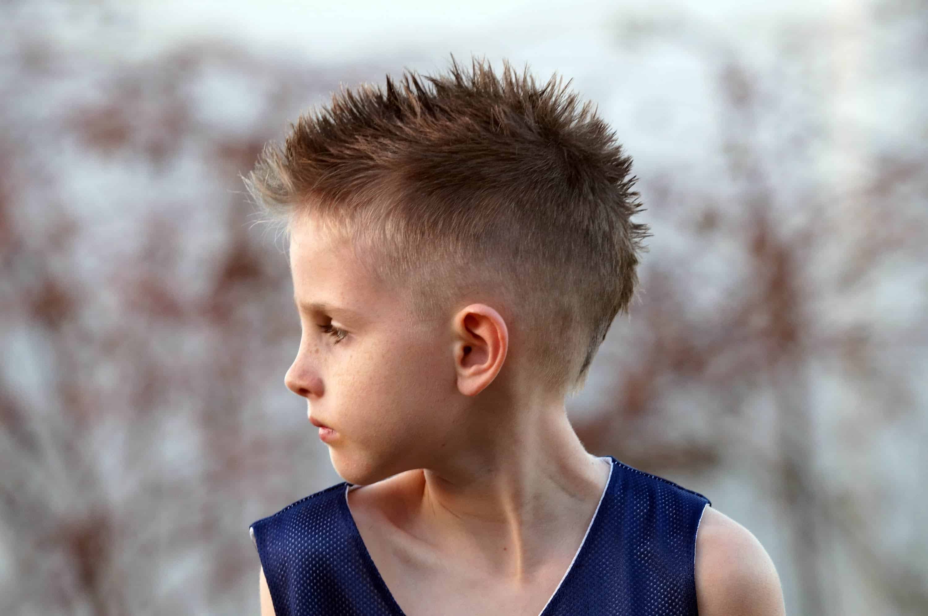 Little boy faux hawk haircut