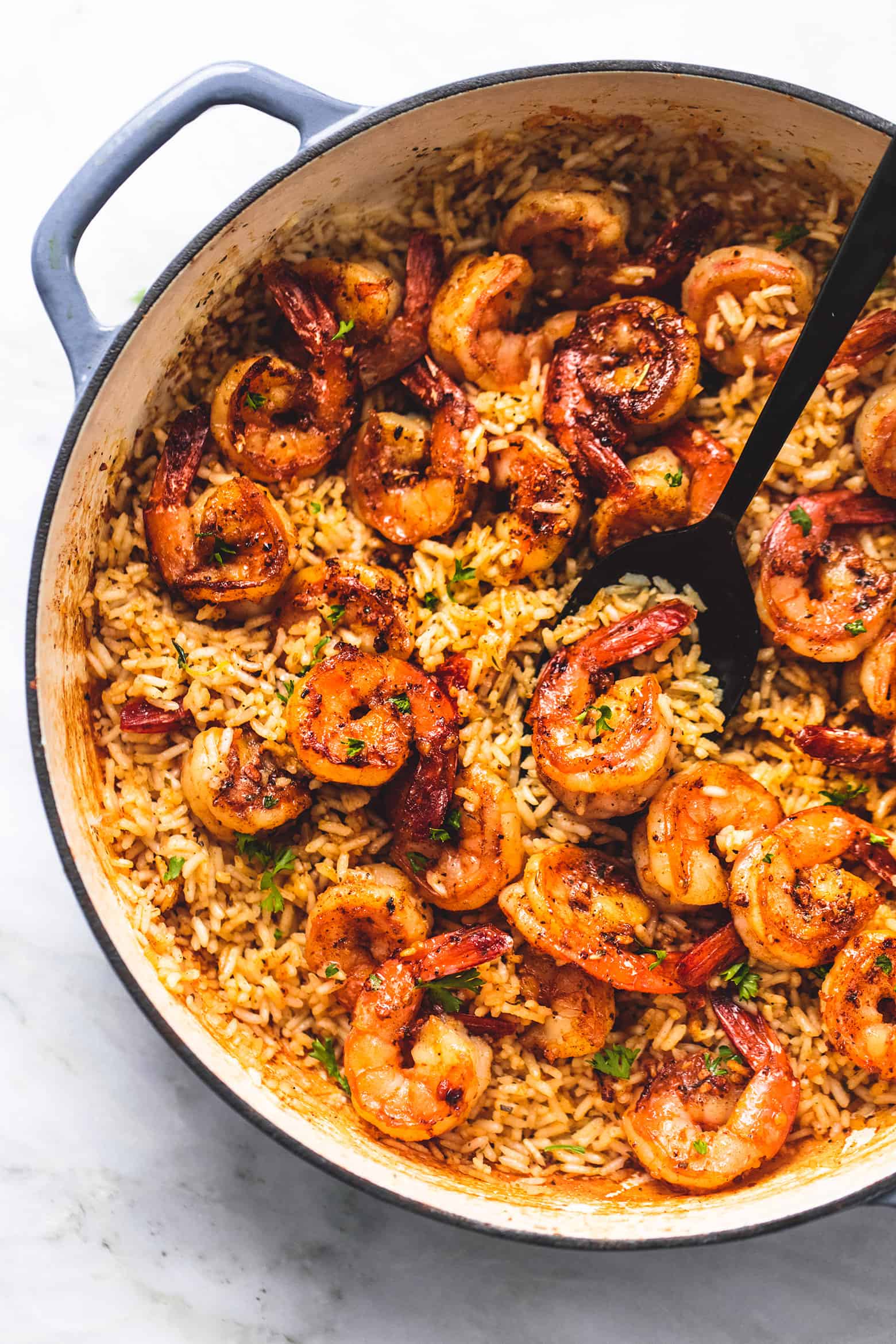 Cajun shrimp and rice skillet