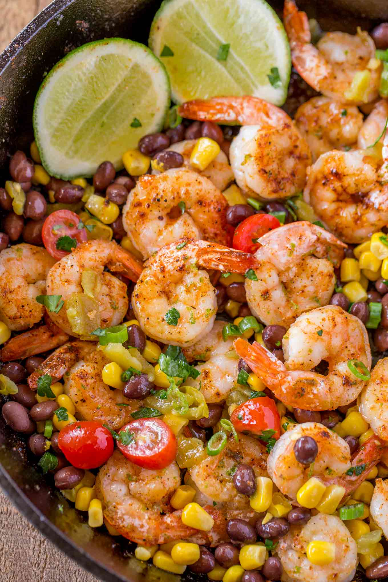 Mexican shrimp burrito bowl