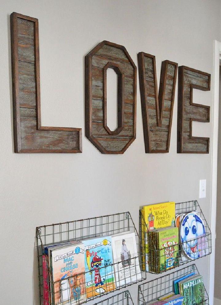 How to Make a Pallet Wood Letters