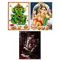 Set of 3 Ganesha Posters