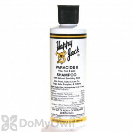 Happy Jack Paracide II Flea And Tick Shampoo