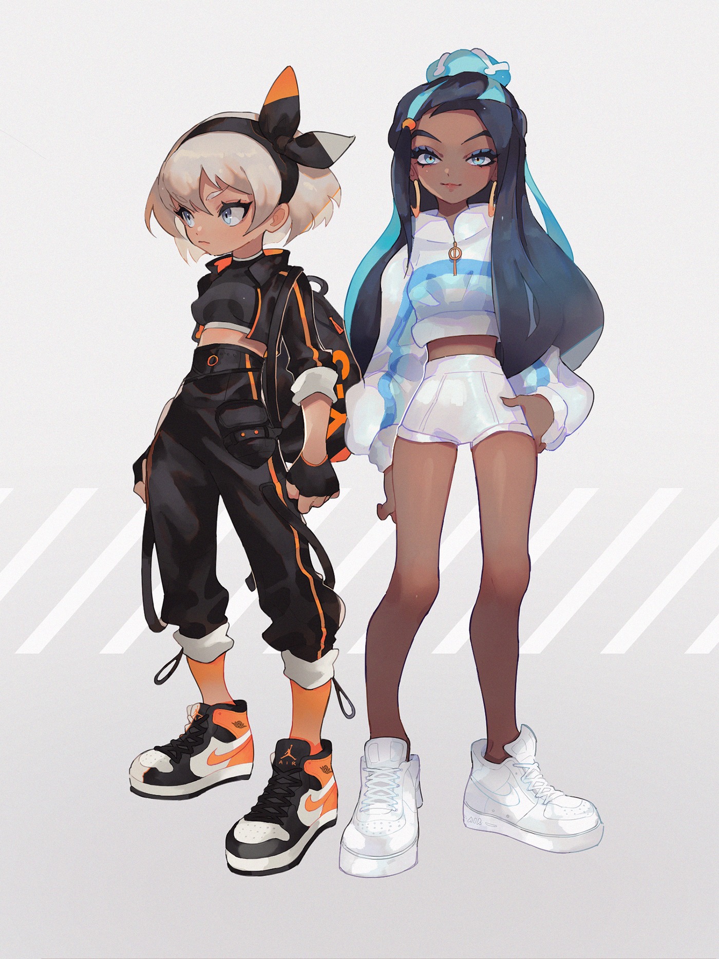 nessa and bea (pokemon and 1 more) drawn by ze090 | Danbooru