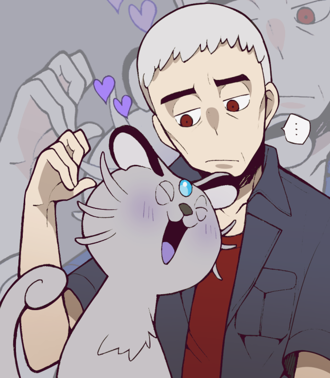 nanu and alolan persian (pokemon and 2 more) drawn by minashirazu ...