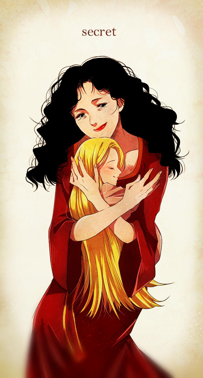 Mother Gothel And Rapunzel Art