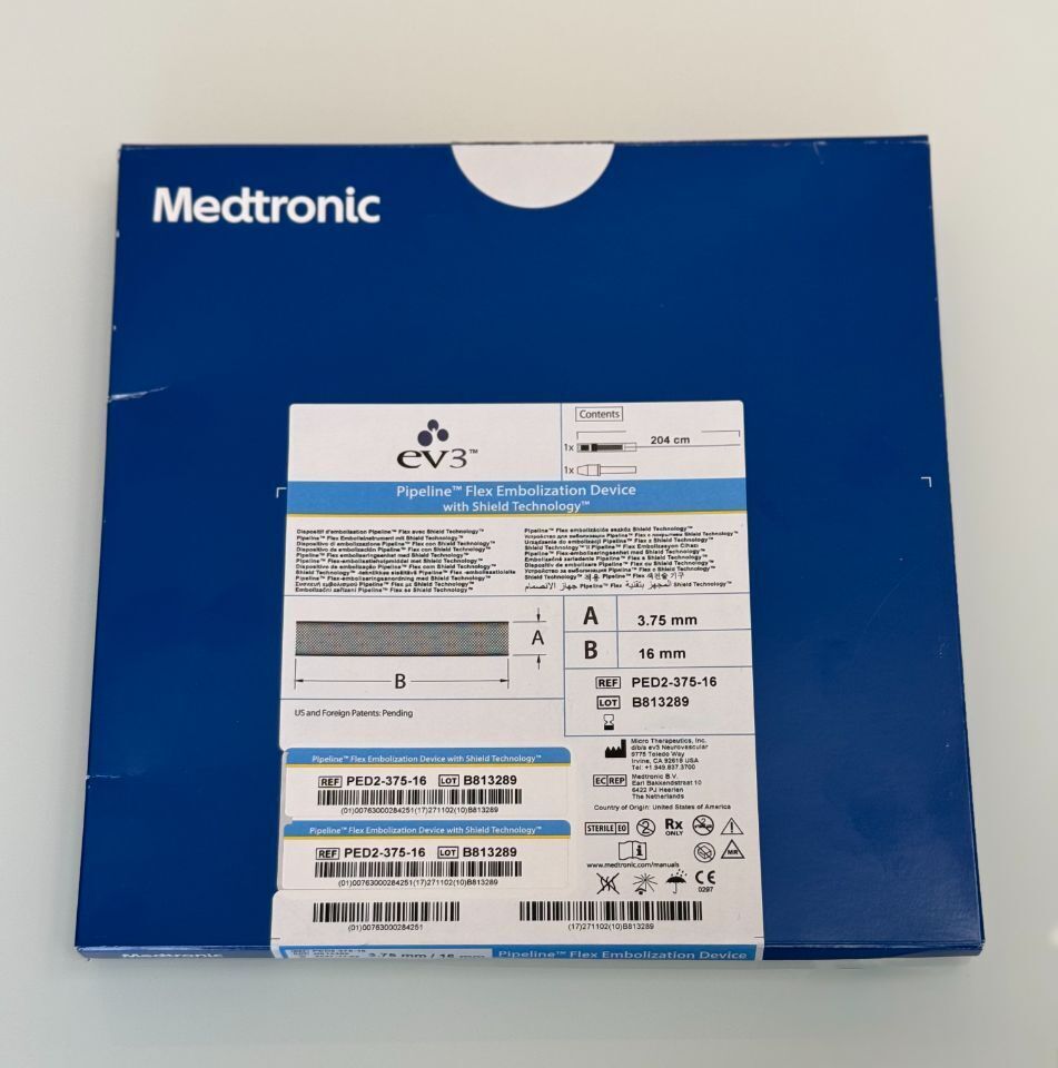 MEDTRONIC PED2-375-16 MEDTRONIC EV3 MICRO THERAPEUTICS PIPELINE FLEX EMBOLIZATION DEVICE WITH SHIELD TECHNOLOGY