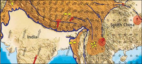 Himalayas on the move image.