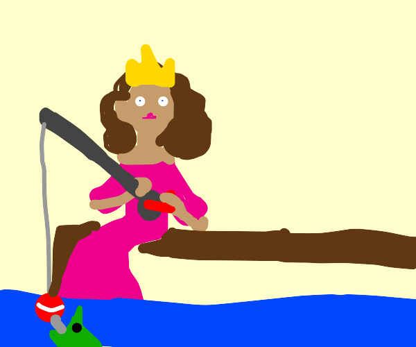 Princess Goes fishing