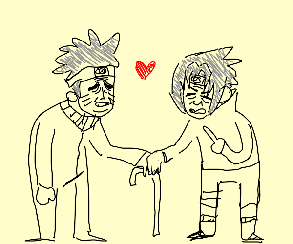 Decrepit naruto and sasuke